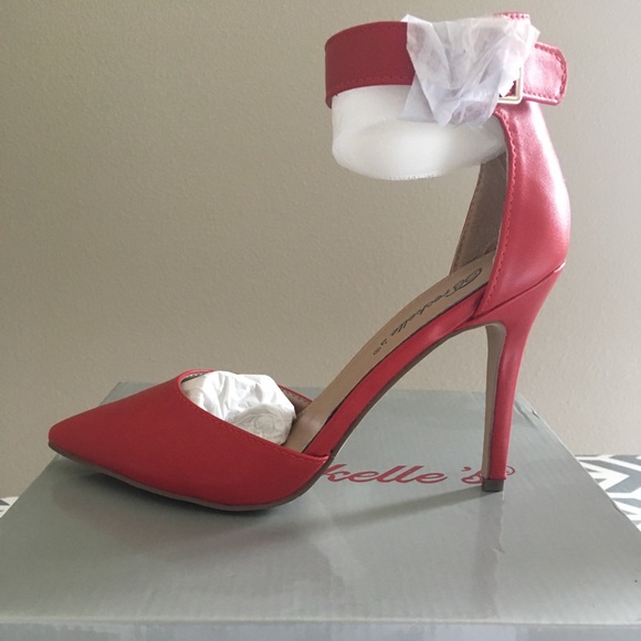 cute red high heels